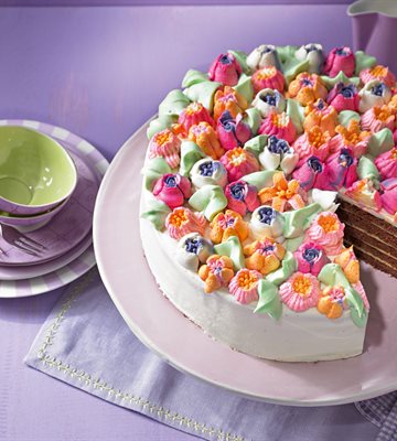 Blumen-Torte